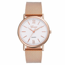 Load image into Gallery viewer, Ladies Plastic Leather Analog Quartz Watch