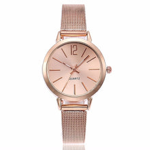 Load image into Gallery viewer, Women Stainless Steel Silver Gold  Quartz Wristwatches
