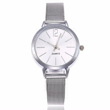 Load image into Gallery viewer, Women Stainless Steel Silver Gold  Quartz Wristwatches
